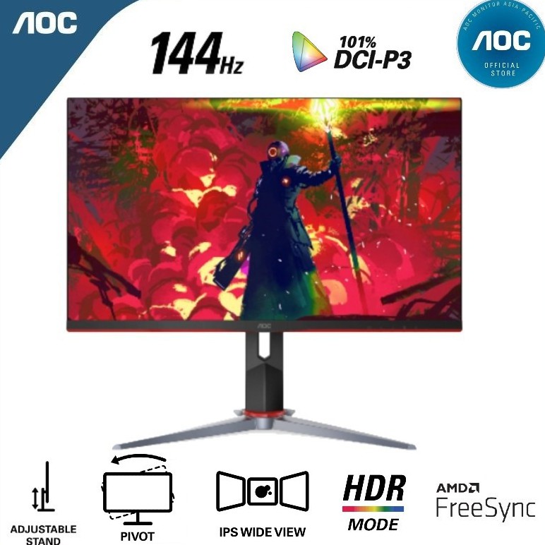 Aoc 24g2 23 8 144hz 1ms Fhd Adaptivesync Gaming Monitor Shopee Malaysia