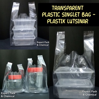 PP & LDPE Singlet Transparent Bag / Clear Transparent Plastic Bag / Plastik Lutsinar - 200gm± , 250gm± & 500gm±