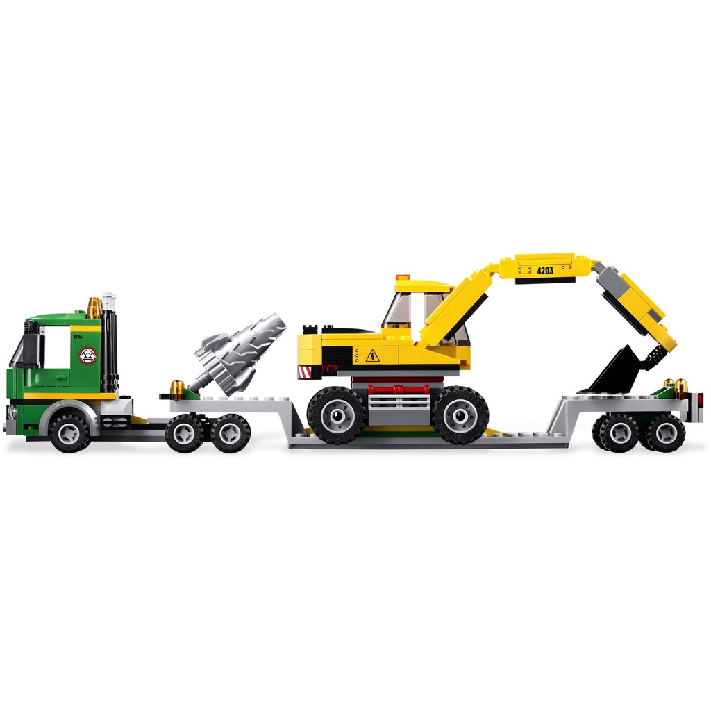 lego city excavator transport