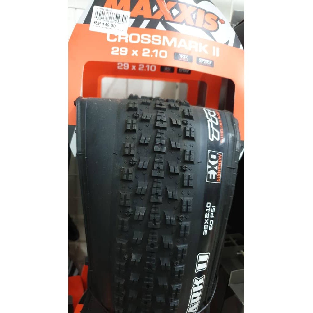 maxxis crossmark kevlar 29 x 2.25 tubeless ready