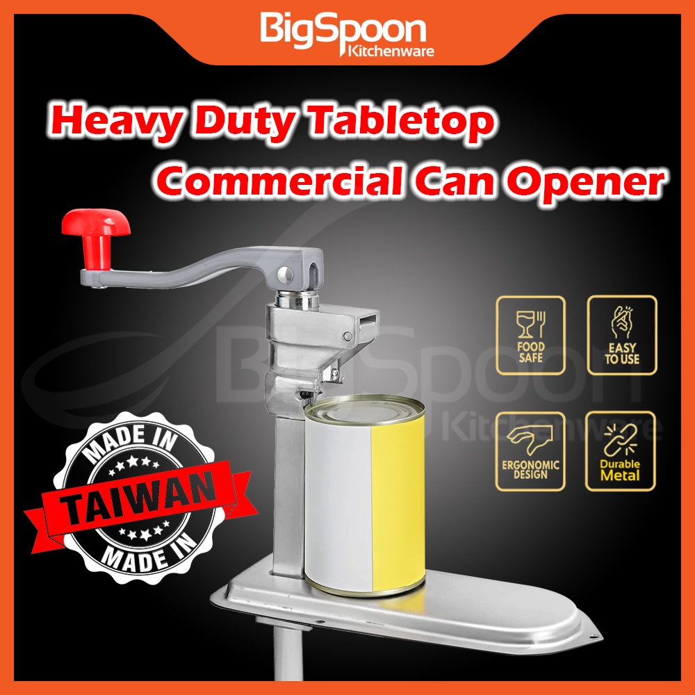 Heavy Duty Tabletop Commercial Can Opener Stainless Steel Blade Manual Tabletop Can Opener 重型台式商用开罐器