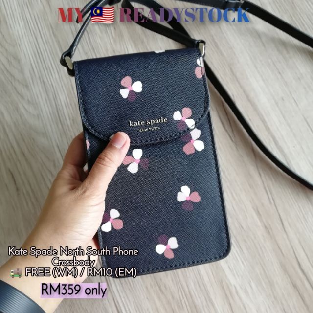 Readystock Original Kate Spade Phone North South Leather Crossbody Handbag  Purse | Shopee Malaysia