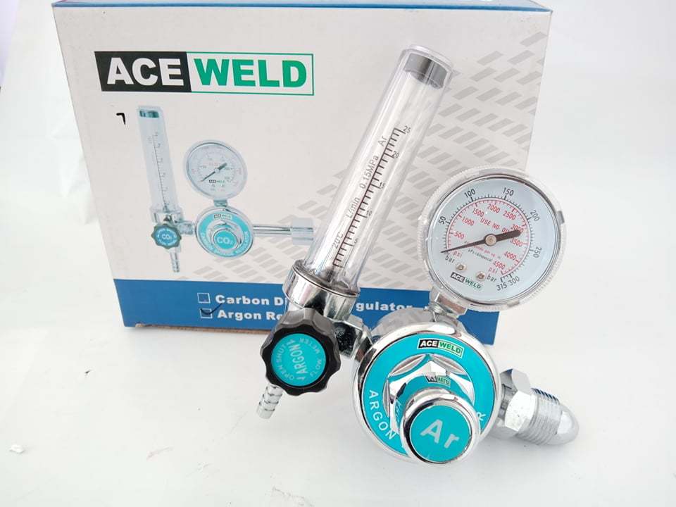 Ace Weld Argon Mix Regulator with Flowmeter "Diaphragm" Shopee Malaysia