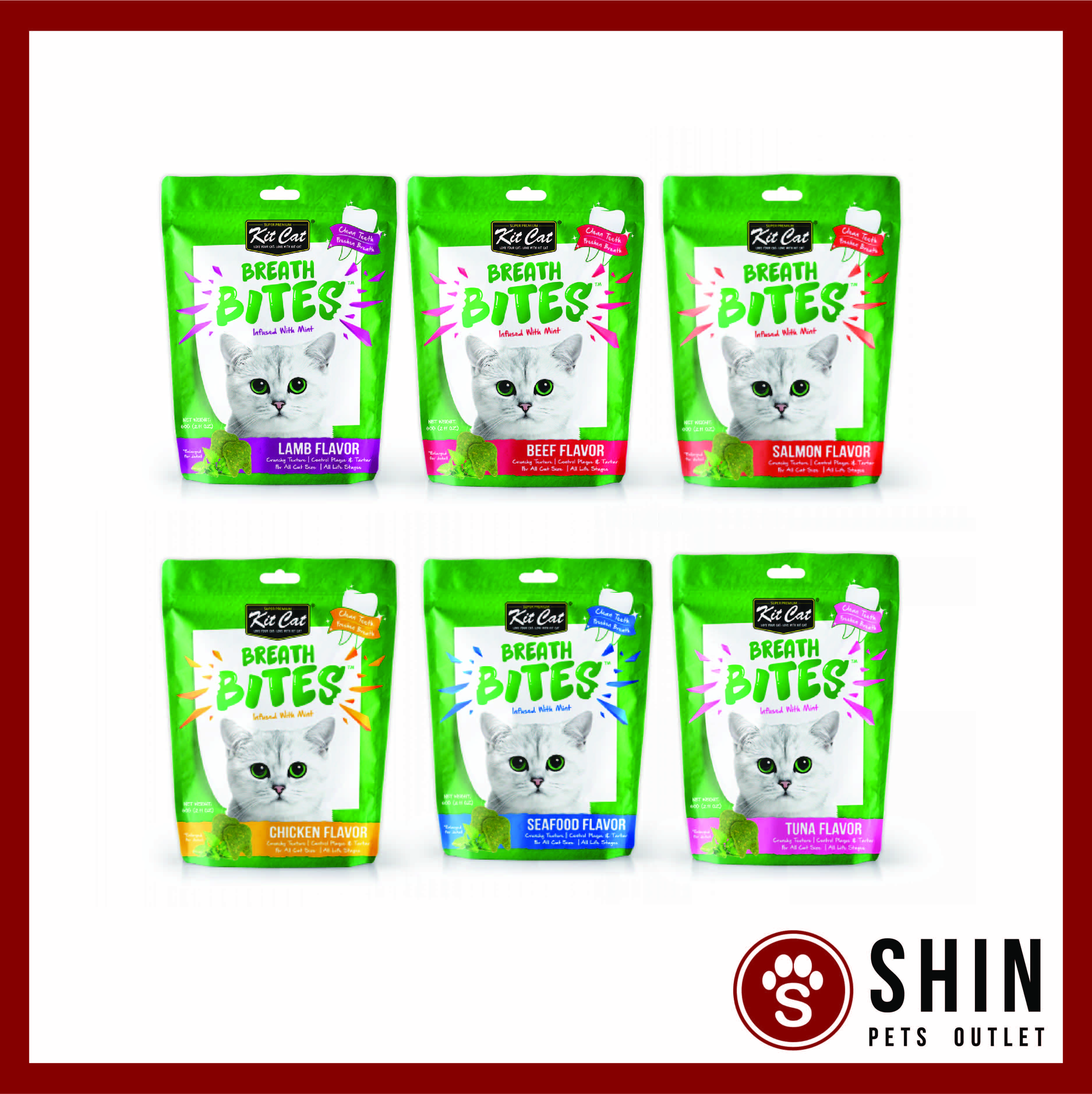 Kit Cat Breath Bites Cat's Dental Snacks or Treats 60g Shopee Malaysia