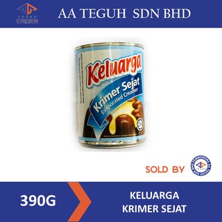 Keluarga Krimer Sejat/ Susu Cair/ Evaporated Creamer 390g ...