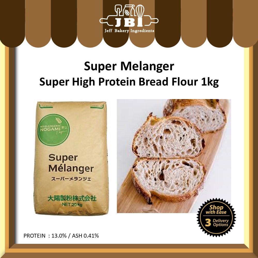 [NEW] SUPER MELANGER Premium Japan High Protein Bread Flour (JAPAN Imported) / Tepung Roti Jepun /日本面包粉 特高筋面粉
