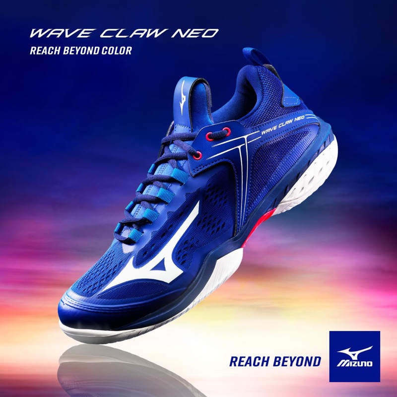 Mizuno Wave Claw Neo Indoor Shoes Volleyball Badminton White Unisex 71GA207045 