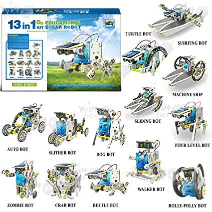 13 in 1 solar robot kit