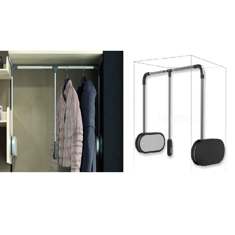 Wardrobe Lift Fitting With Soft Closing Shopee Malaysia