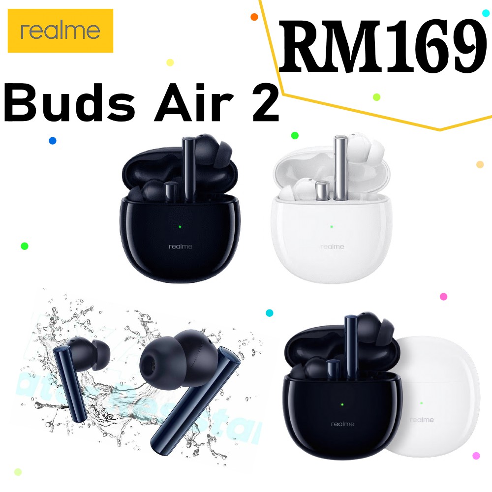 *Ship Within 24 Hours* Realme Buds Air 2 / Buds Air 2 - 100% Original Malaysia Realme