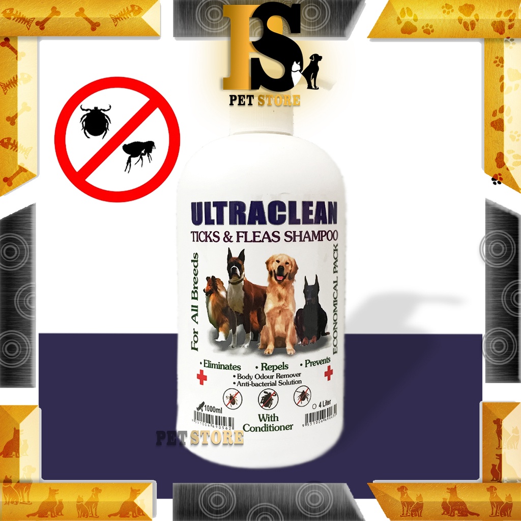 Ultraclean Tick & Fleas Shampoo 1000 ml Shopee Malaysia