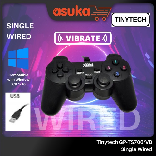 Tinytech TS706/VB Single Wired / TS706D/VB Double Wired /WL706-Single Wireless /GP-WL806D (Double Wireless) Gamepad
