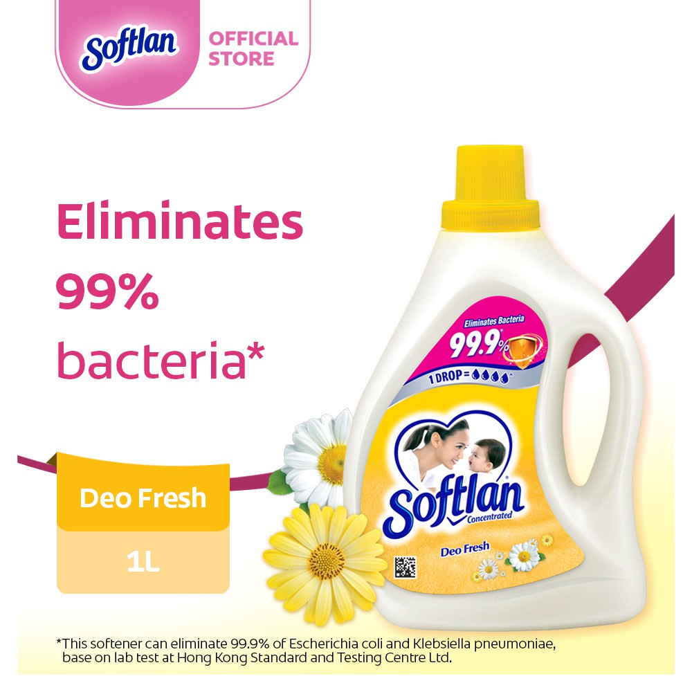 Softlan Concentrated Deo Fresh Fabric Softener 1L Shopee Malaysia