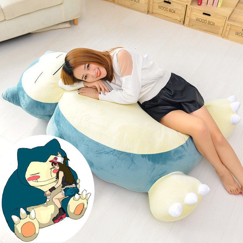 giant snorlax cushion