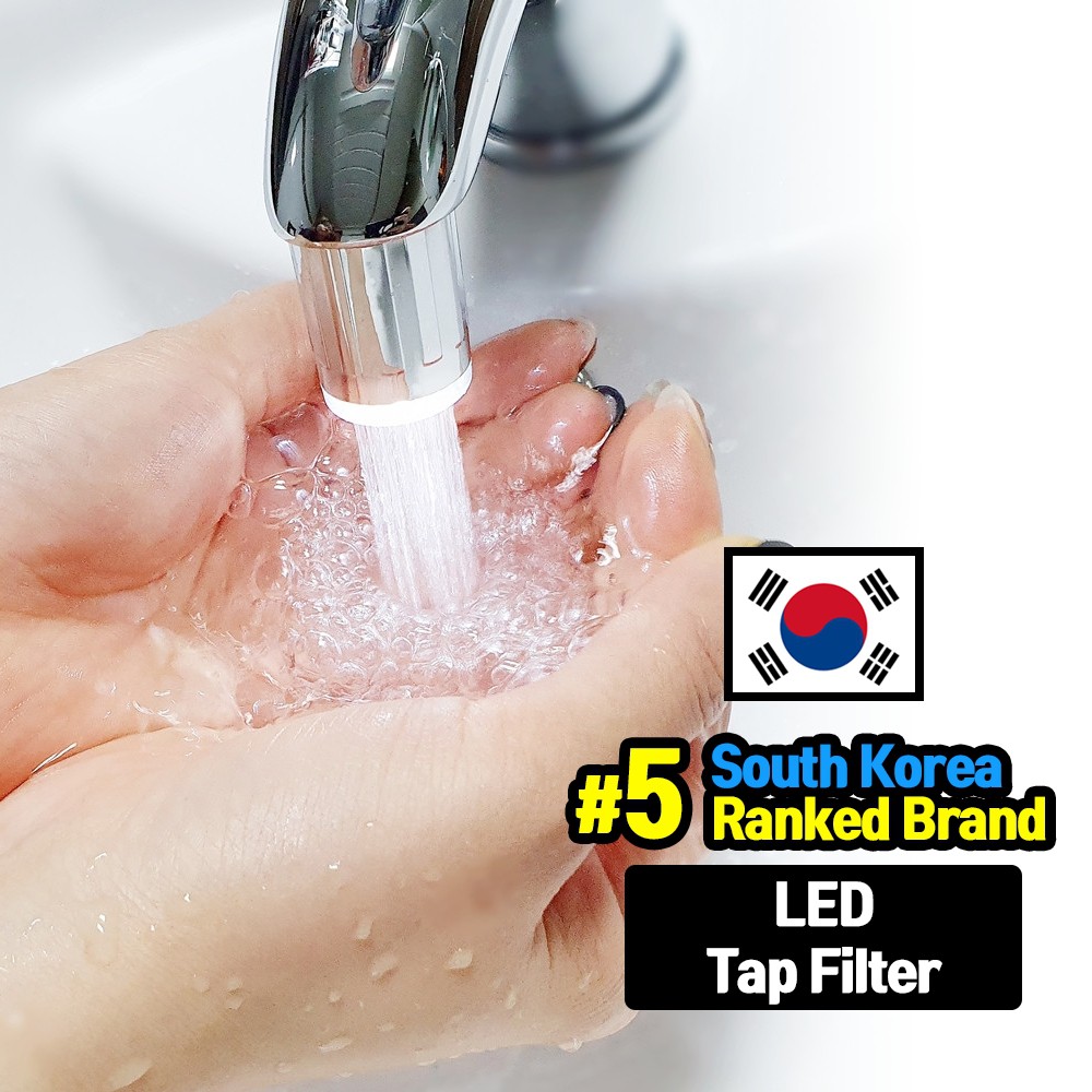 ShowerFree - Bathroom & Kitchen LED Tap Filter / Filtering rusts ...