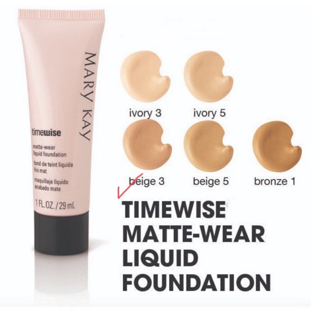 mary kay timewise foundation beige 3