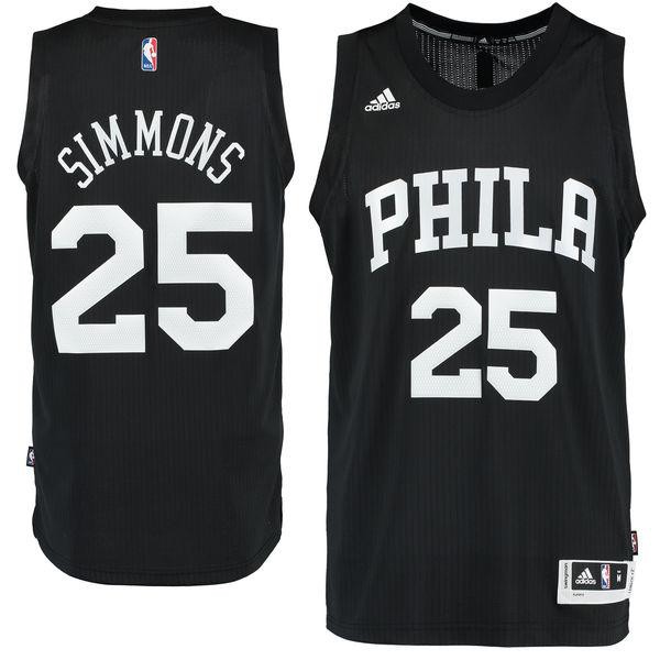 black 76ers jersey