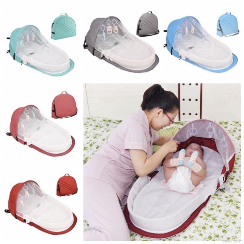 travel bassinet with mosquito net