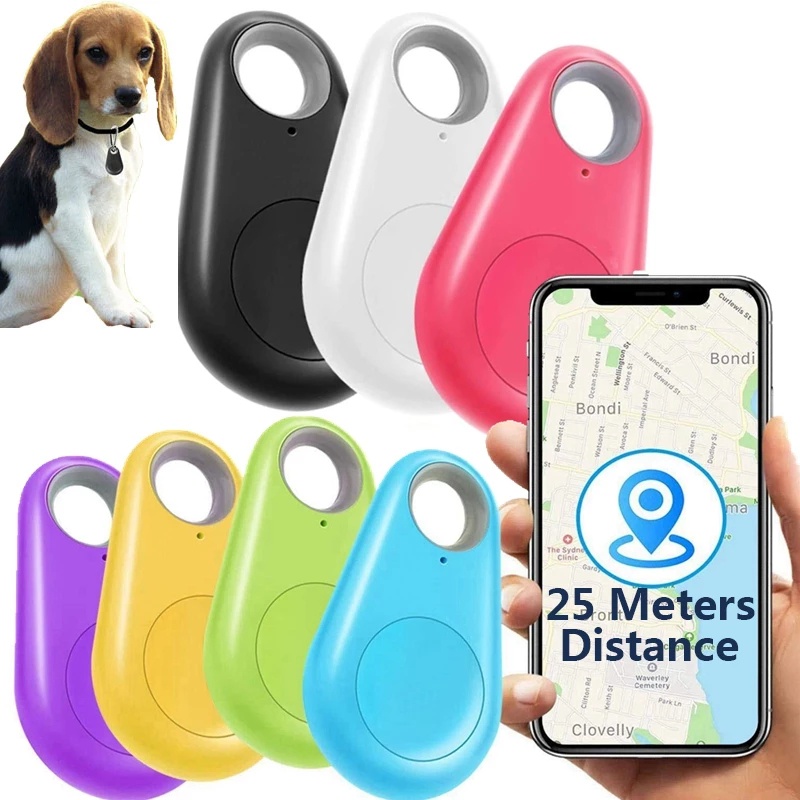 Mini Fashion Smart Dog Pets Bluetooth 4.0 GPS Tracker Anti-lost Alarm Wireless Child Bag Wallet Key Finder Locator