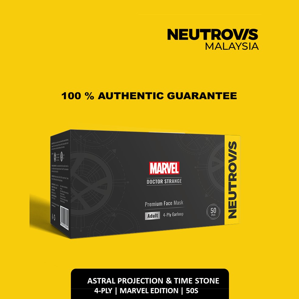 NEUTROVIS Neutrovis Premium 4 Ply | Marvel Dr Strange Edition | Astral Projection & Time Stone | 50s