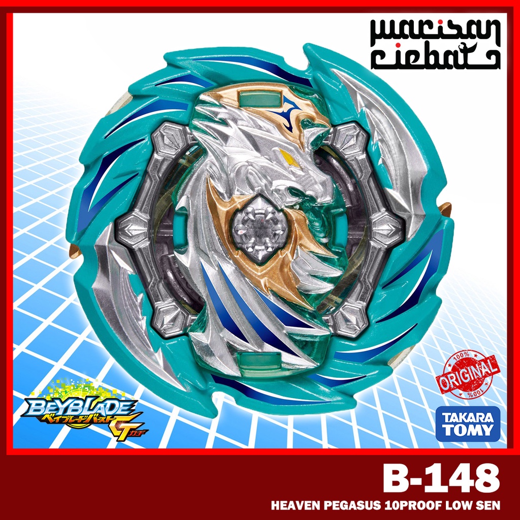 Beyblade Burst Gt B 148 Heaven Pegasus 10proof Low Sen Shopee Malaysia