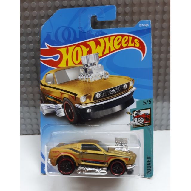 hot wheels 68 mustang tooned