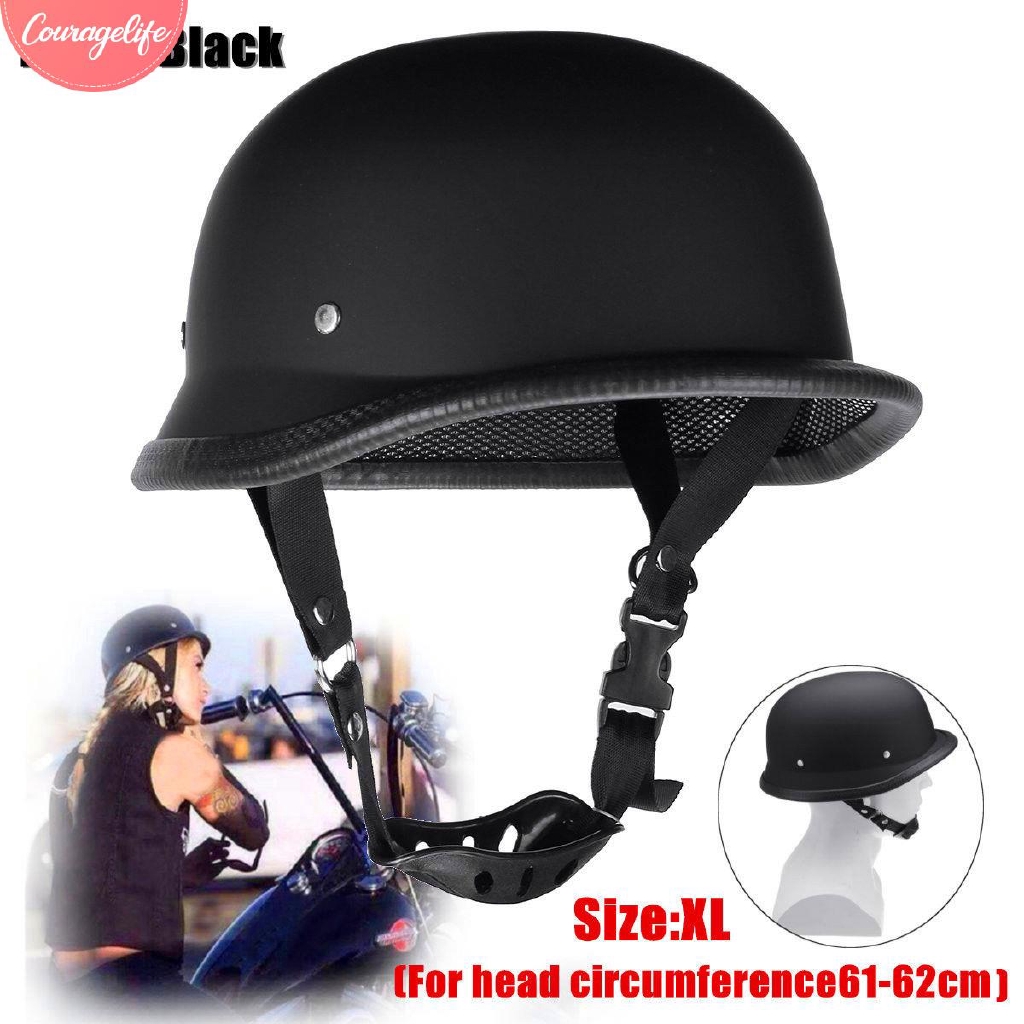 military style bike helmet