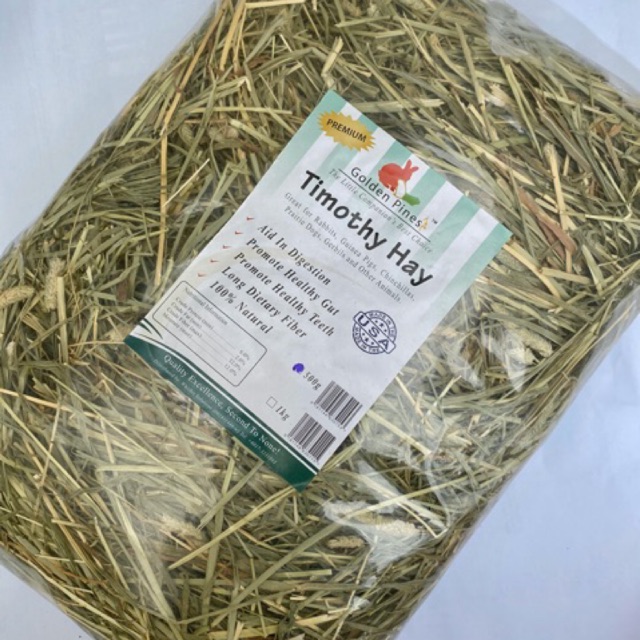 Premium USA Soft Timothy Hay 500g Shopee Malaysia