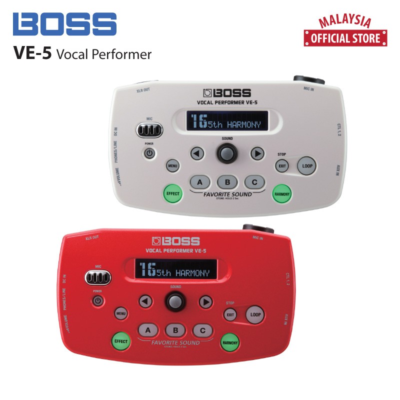 BOSS VE-5 (RED) Vocal Performer | Shopee Malaysia