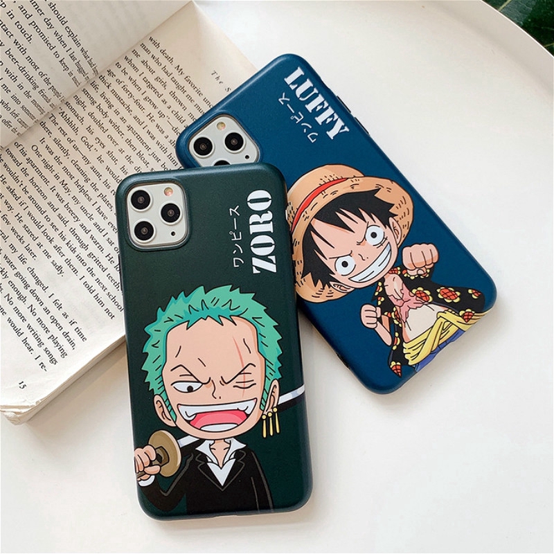 Soft For Iphone 11 Pro Max Xr Xs Max Anime Zoro Luffy Phone Case Iphone 7 8 Plus One Piece Cover Shopee Malaysia