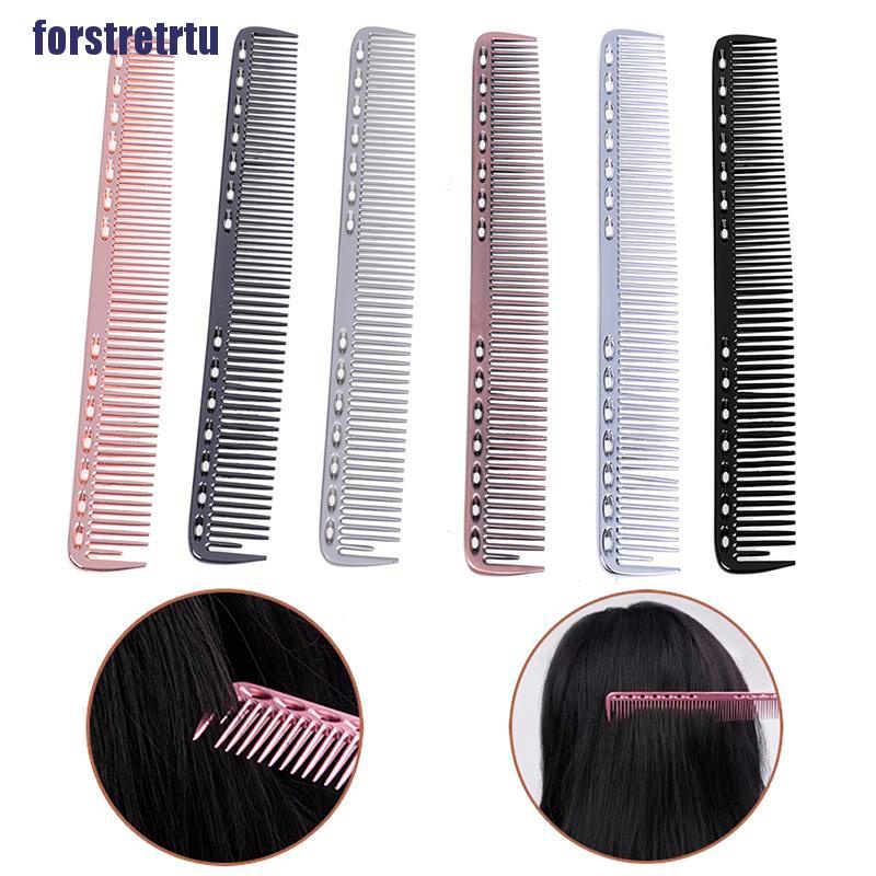 Trtu professional comb Aluminum For hairdressing and barbering Hairdressing parts Metal hairdressing hairdressing and professional hairdressing combs