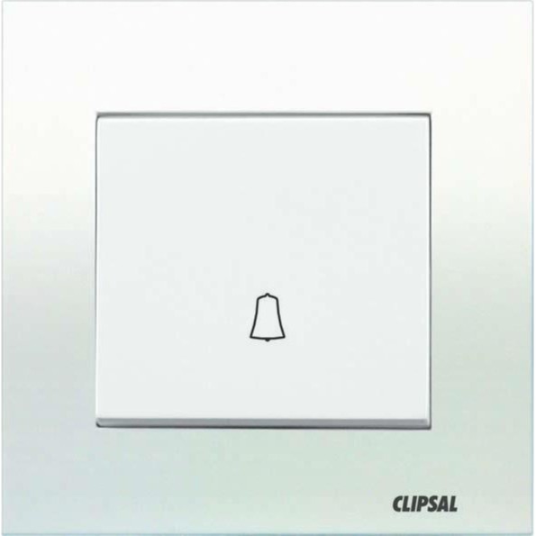 SCHNEIDER KB31BPB WE G11 VIVACE BELL PRESS SWITCH 1G 10A 250V WHITE