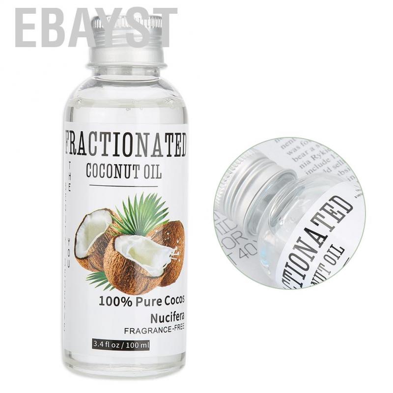 Ebayst 100ml Coconut Oil Massage Essential Moisturizing Tighten Relax