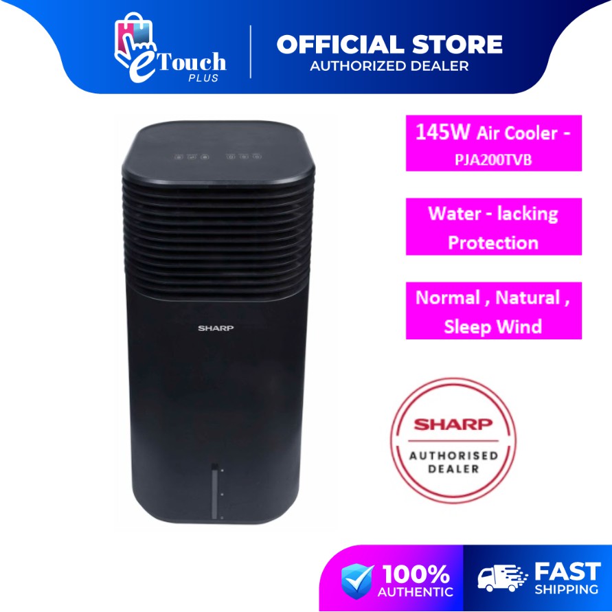 Sharp Air Cooler With Remote Control (20 L) PJA200TVB STANDARD PACKING New PGMall
