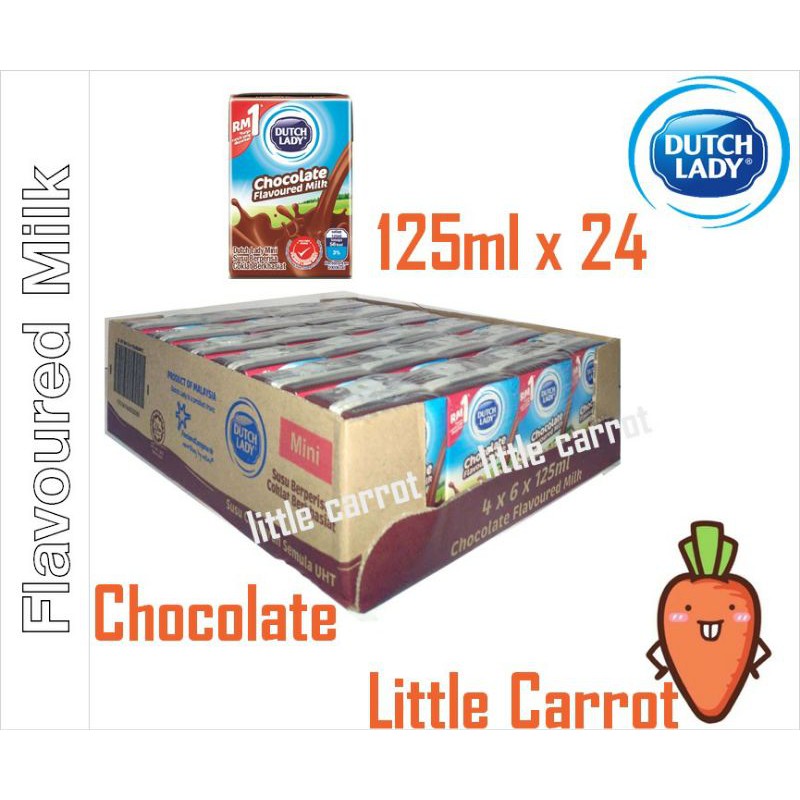 Dutch Lady Chocolate Milk 125ml x 24pcs
