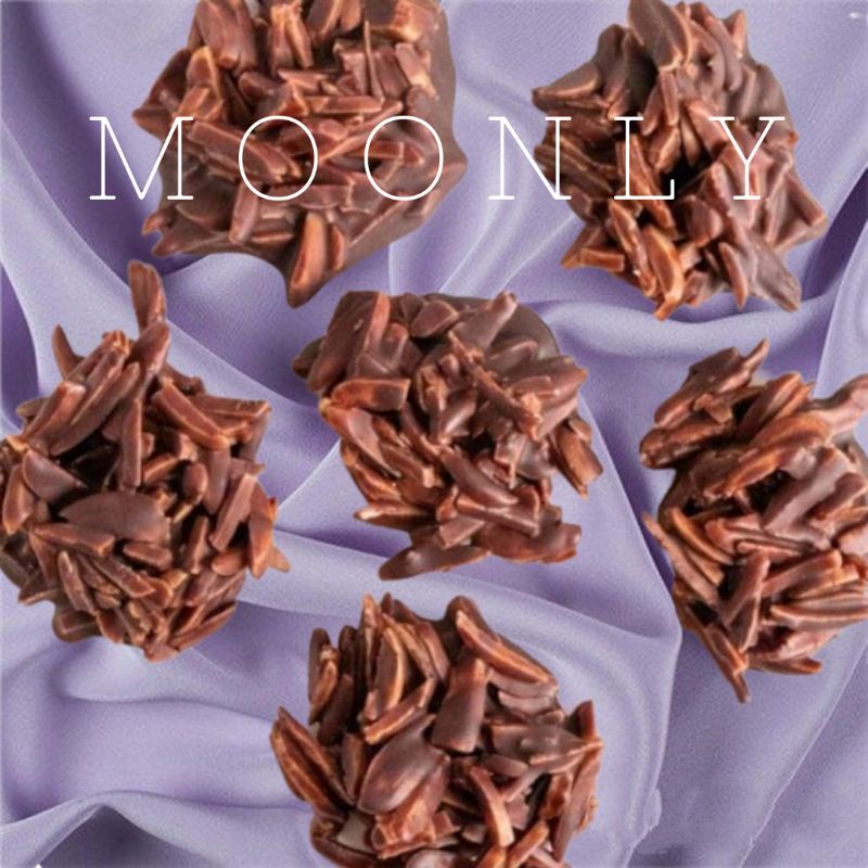 (HALAL) Almond Cluster Premium 100 Beryl, Almond Coklat, Badam Coklat, Cookies, goodies