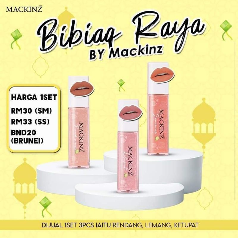 Buy Hot Limited Lipmatte Bibiaq Raya By Mackinz Seetracker Malaysia