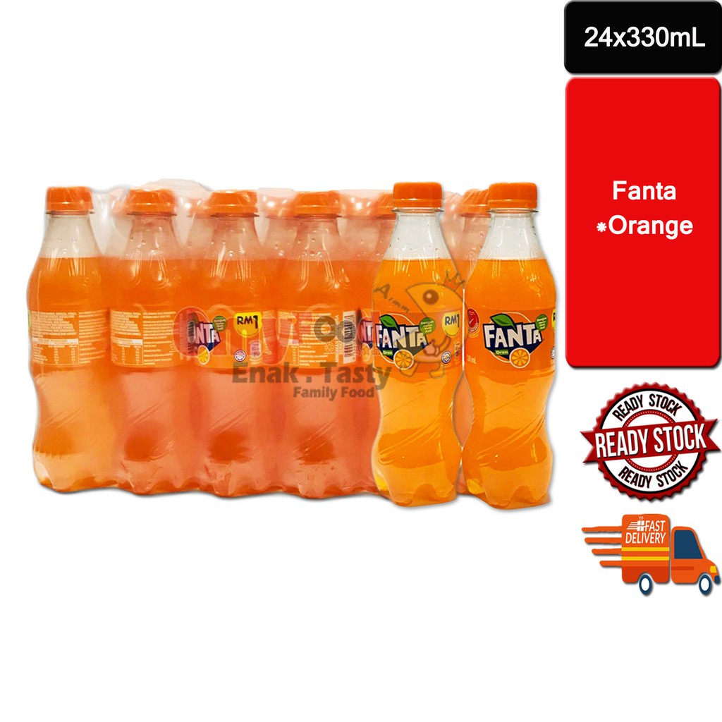 24btl x 250mL/330mL CocaCola/Sprite/Fanta Grape/Lychee/Orange/Strawberry/A&amp;W Sarsaparilla/Krim Soda