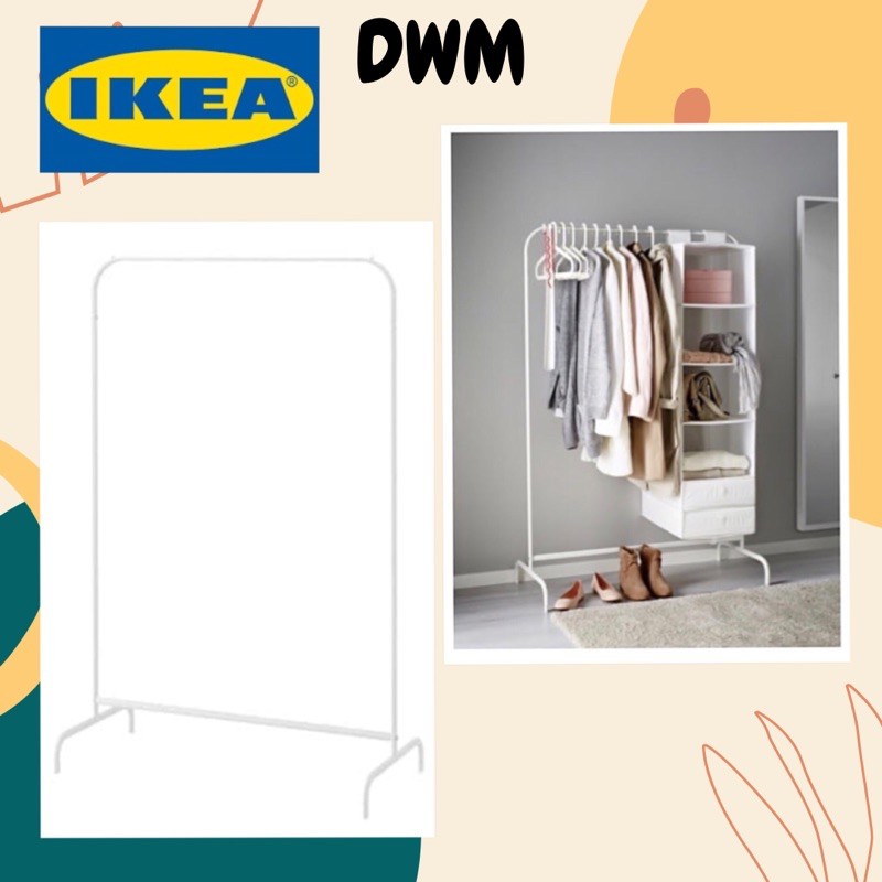 IKEA MULIG Clothes Rack|Ampaian Baju Ikea | Shopee Malaysia