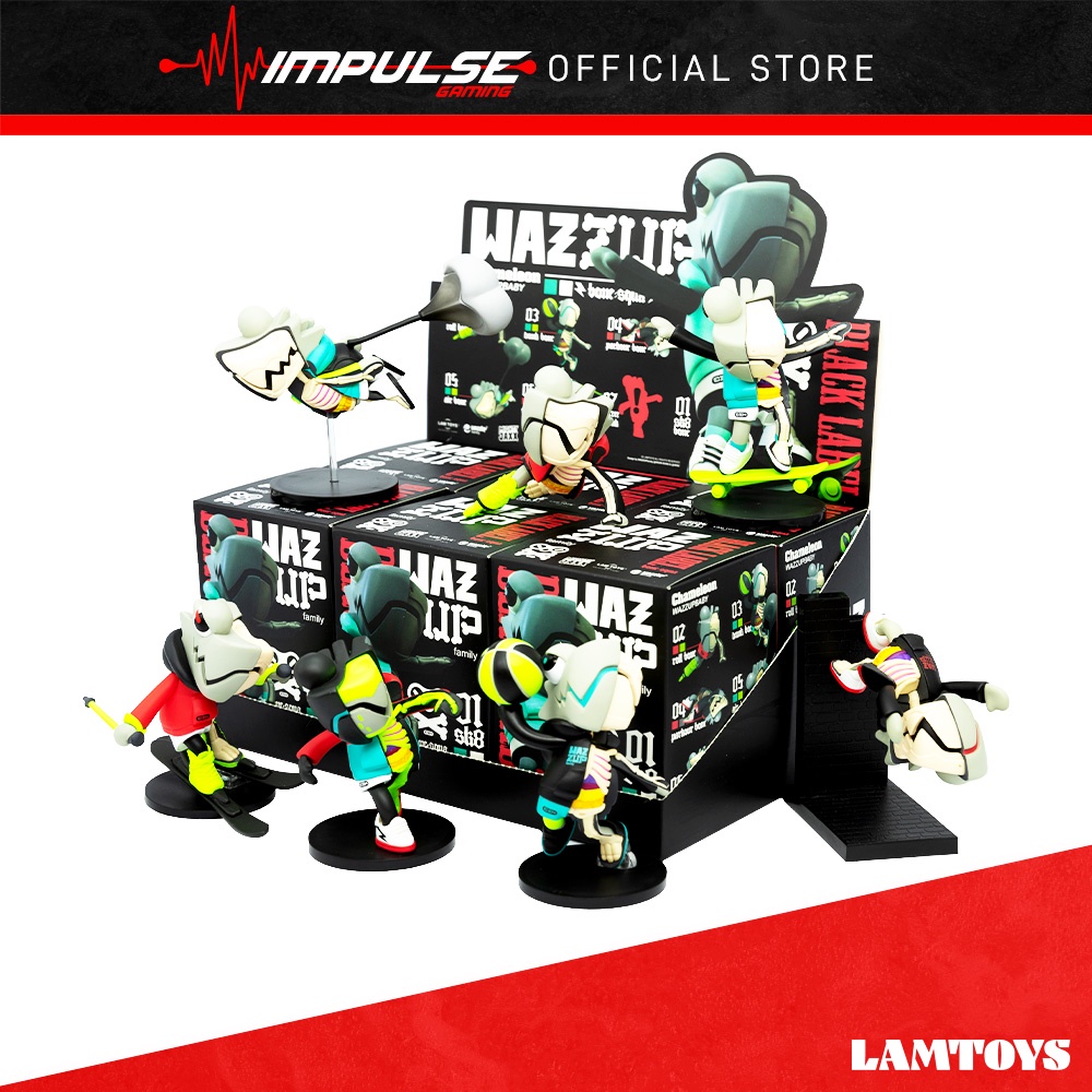 Lamtoys WAZZUP Baby Chameleon Series - Wazzbone Squad Series [Blind Box / Full Case] [盲盒 / 端盒]