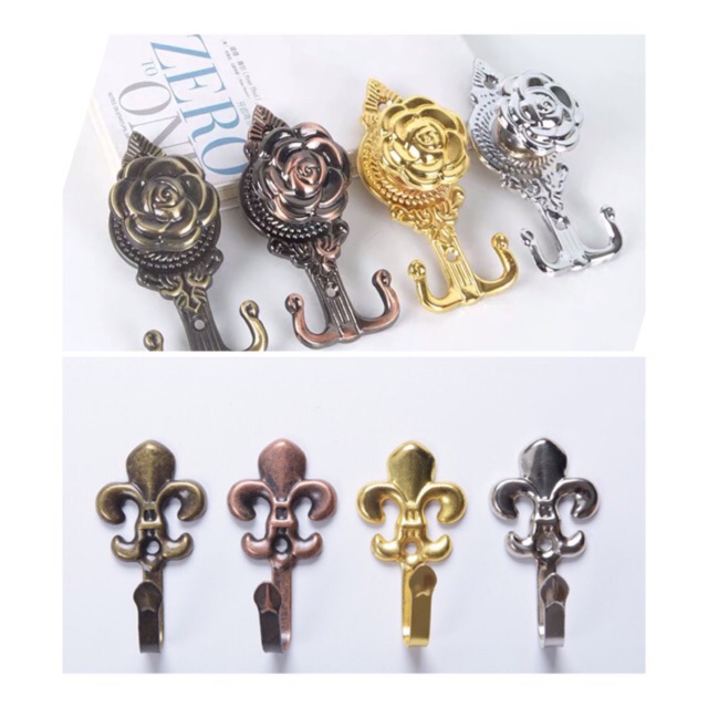 Curtain Side Hooks Tie Back Hook Holdbacks Tassel Hanger Drapery