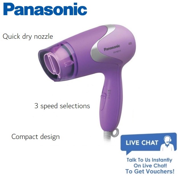 Panasonic Hair Dryer Purple 1000W Pengering Rambut Murah EH ND13 EH-ND13 |  Shopee Malaysia