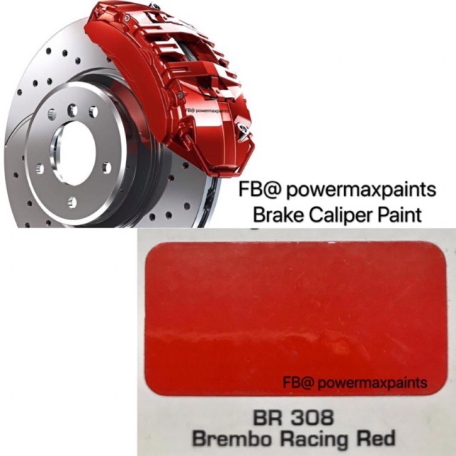 FORCE BR308 BREMBO RACING RED 4:1 BRAKE CALIPER PAINT With | Shopee Malaysia