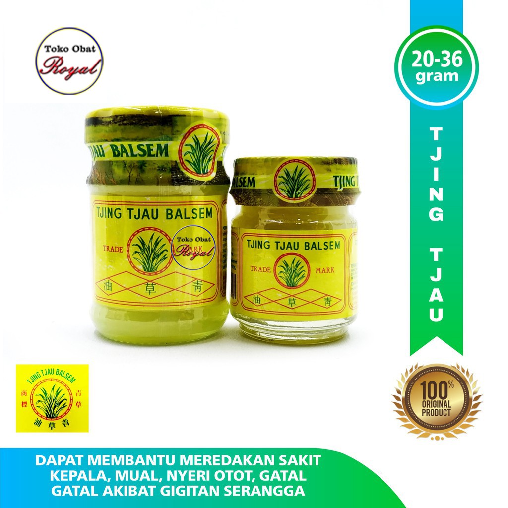 (can gojek) Original Padi Brand Cincau Balm tjing tjau/ cing cau/ jing jau/ jingjau/ tjingtjau/