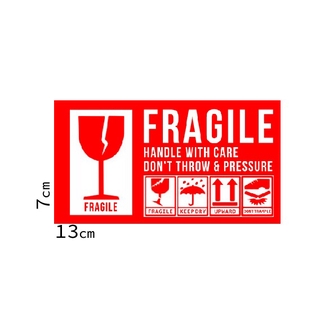 Fragile Sticker Harga Murah 10 stickers Fragile Label Handle With Care