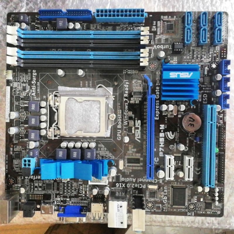 Gigabyte H55M UD2H ASUS 1156 Motherboard intel 1st gen(used) Shopee