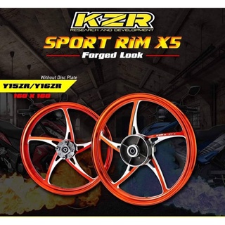 Kozi KZR Sport Rim X-5 FG511 Open Hub Y15ZR/RS150/SYM VF3i | Shopee ...