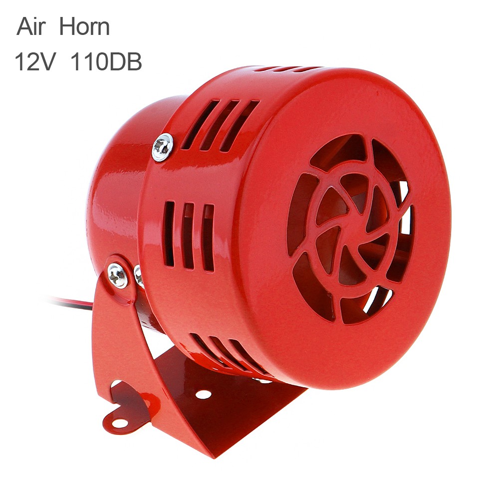 Fydun Motorcycle Electric Loud Horn Universal Siren 12V 110DB Waterproof Round Horn Speaker 