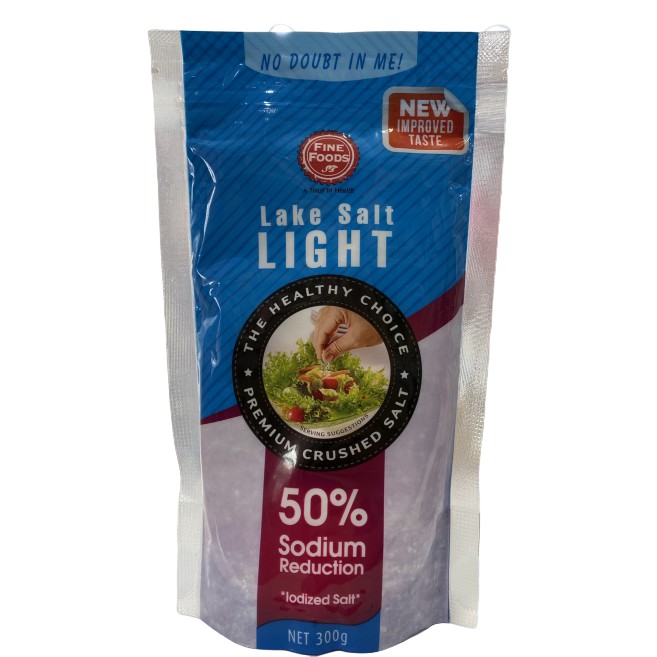 FINE FOOD LAKE SALT LIGHT 50 300G Shopee Malaysia