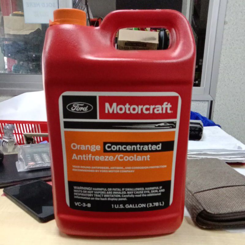 Ford Motorcraft Antifreeze / Coolant ORANGE Concentrated 100% Genuine ...